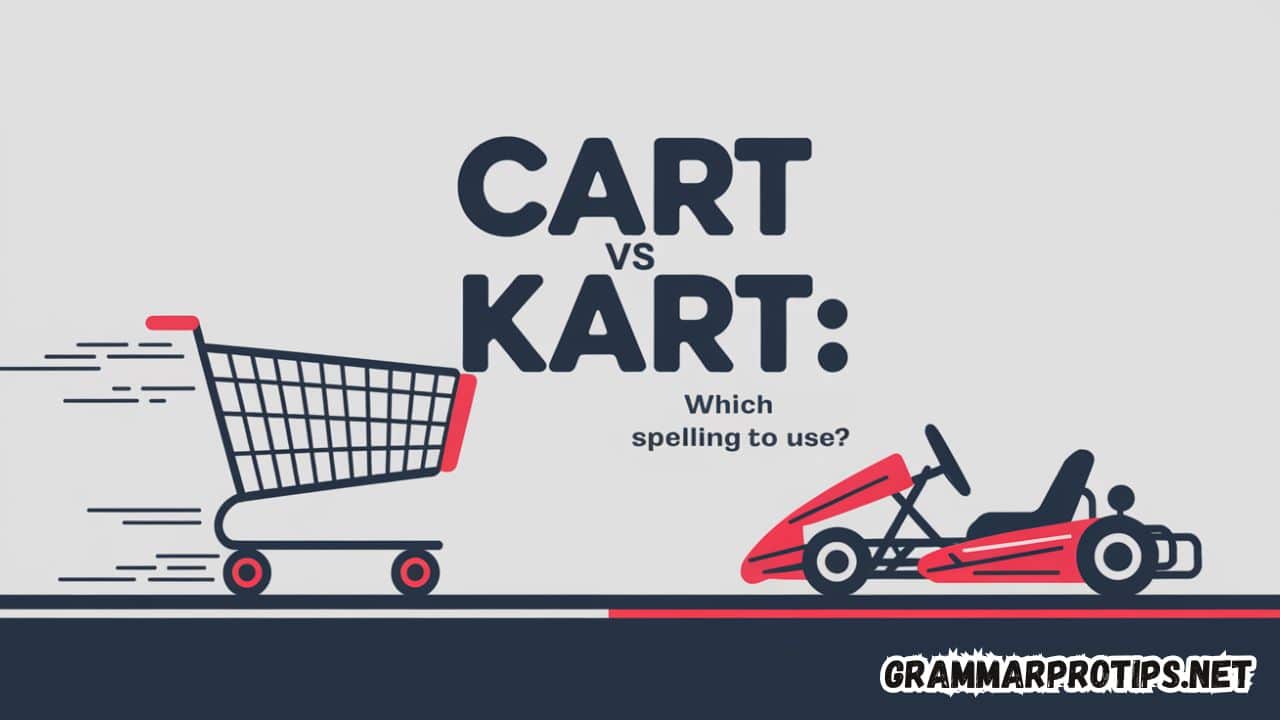 Cart vs Kart: Which Spelling to Use?