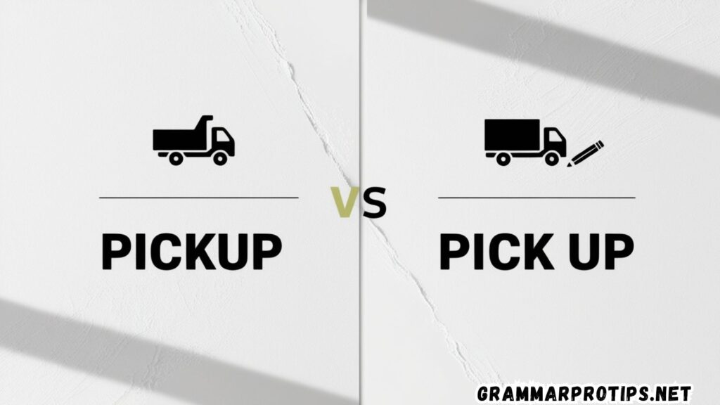 Pickup or Pick Up Which is Better