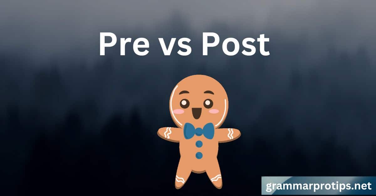 Pre vs Post